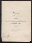Thirteenth Annual Commencement of the East Carolina Teachers College